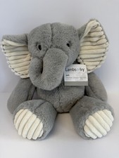 Lambs  Ivy Jungle Safari Gray Plush Elephant Stuffed Animal Plush JETT NWT