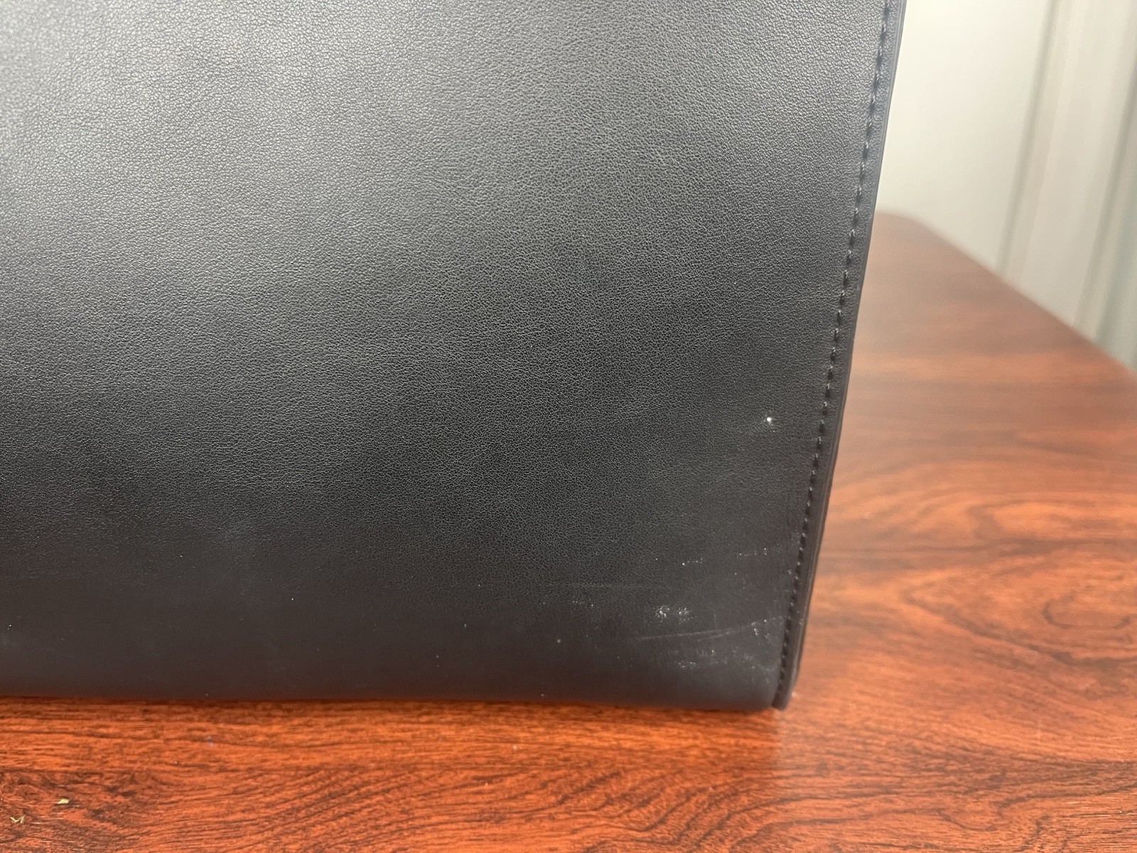 BCBGeneration Black Satchel Silver Ring Handle Cr… - image 8