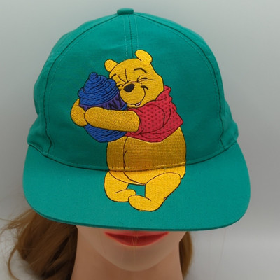 Vintage Disney Store Winnie The Pooh Embroidered Snapback 