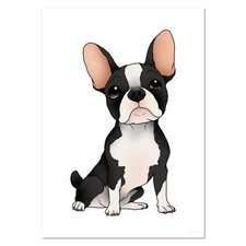 Poster / stampe da parete 'Bulldog francese seduto' (PP053712)
