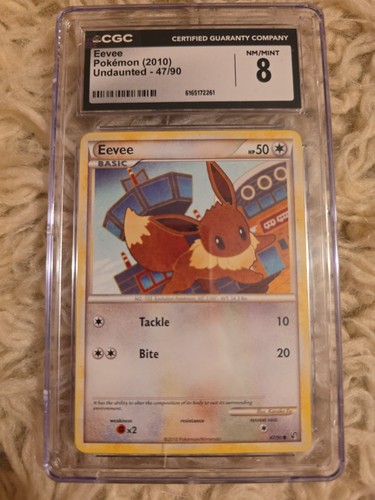 Eevee graded CGC 8 for sale on eBay