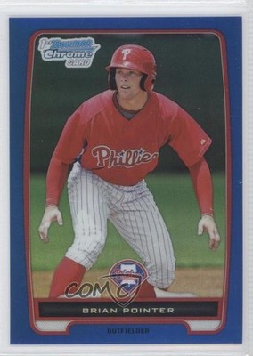 2012 Bowman Chrome Prospects Blue Refractor 65/250 Brian Pointer #BCP169 0f8