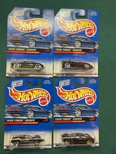 1997 Hot Wheels Tech Tones Series - Complete Set of 4.