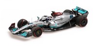 Minichamps 1:43 Mercedes Amg W13 George Russell 4TH Place Bahrain Gp 2022 Modell