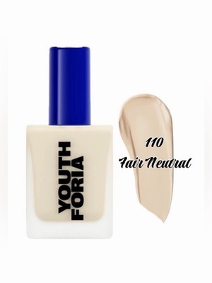 $48 Retail NIB Youth Foria Date Night Skin Tint Serum Foundation 110 FairNeutral
