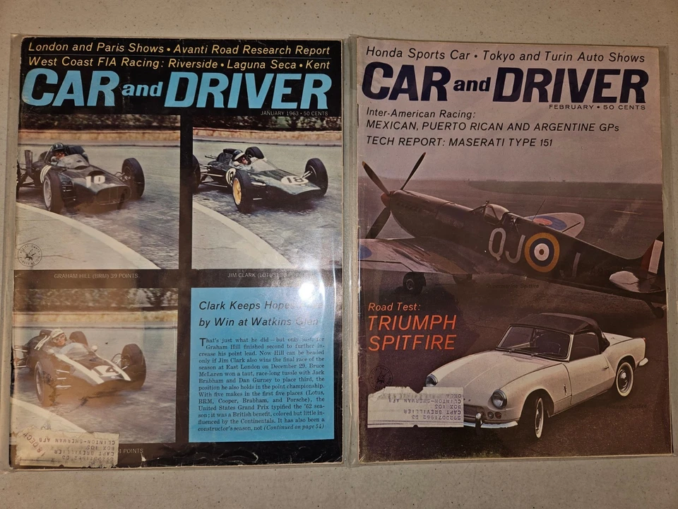 Car and Driver Magazine 1963 (Lot of 12) Jan-Dec, Full Year, New Your Auto Show - Image 2 of 4