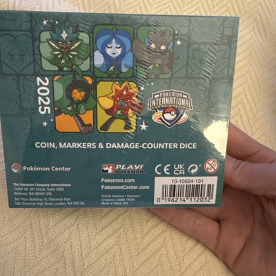 Pokemon Center 2025 NAIC Exclusive Coin Markers Damage Counter