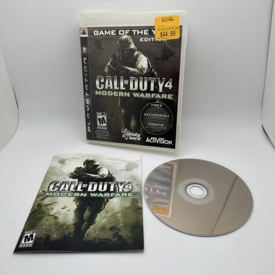 Call of Duty 4 Modern Warfare PS3 - Game Of The Year Edition - With Manual VG FS - Image 2 of 4