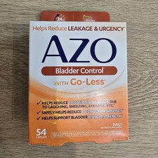 AZO Bladder Control with Go-Less, Helps Reduce Occasional Urgency, 54 Capsules