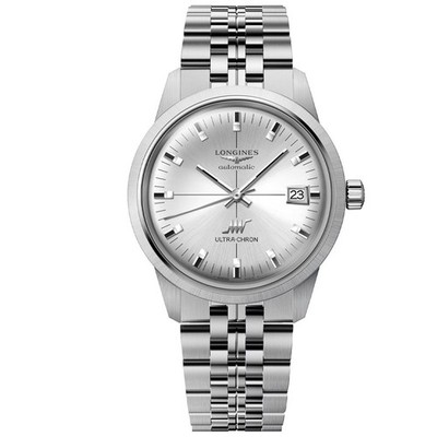 New Longines Ultra-Chron Classic 37mm Silver Dial Women's Watch L25374726