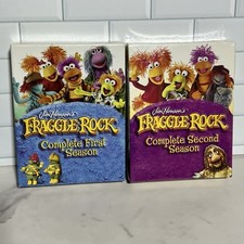 Fraggle Rock Jim Henson DVD Lot Complete Season 1 Nice Condition Season 2 Sealed