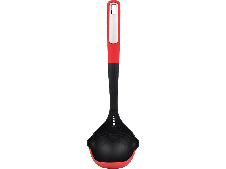 Utensilio - Bergner Cuchara de sopa Mars, Nylon, Rojo.