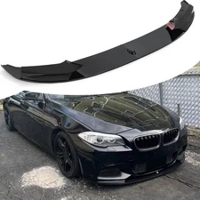 Gloss Front Bumper Lip Splitter For 2011-2016 BMW F10 520i 528i 550i M Sport