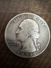 1951 D Washington Silver Quarter 25c Circulated