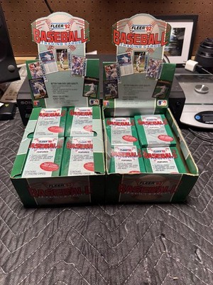 1992 Fleer Baseball Card Pack   Unopened Vintage MLB Wax Pack