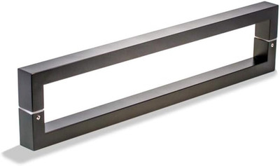 12 Inch Length Stainless Steel Matte Black Door Handles Back-To-Back, Modern Doo