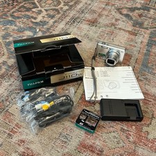 Fuji J-110W Digital Camera For Repair/Parts but Clean w/ Battery  Charger READ
