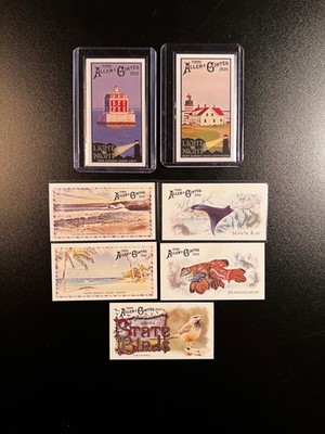2025 TOPPS Allen & Ginter - Lighthouse, Beaching, Fisch and Birds LOT