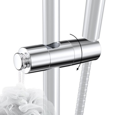 Adjustable Shower Head Holder for Slide Bar, 18.5-25mm Handheld Shower Bracket
