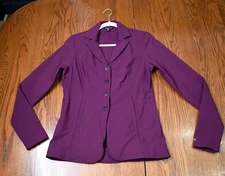 Kerrits, Ladies’ Stretch Competitor Koat tech coat jacket, Raisin Small