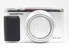 Olympus Stylus SH-60 16MP Compact Digital Camera Silver Excellent from Japan