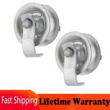2 Pack Sliding Gate Rollers 5" Steel Pipe Track Roller Galvanized for 1 5/8" ...