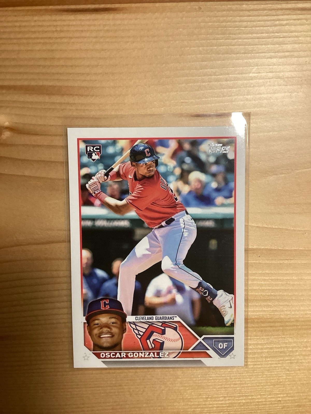 Oscar Gonzalez 2023 Topps Series 1 RC #119