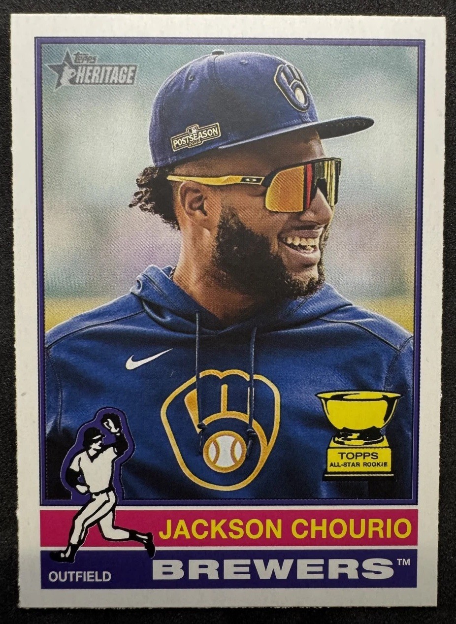 2025 Topps Heritage - Image Variation Jackson Chourio #106