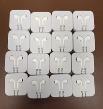 Wholesale Lot 30 Genuine Apple EarPods 3.5mm Headphones OEM Earbuds No Mic