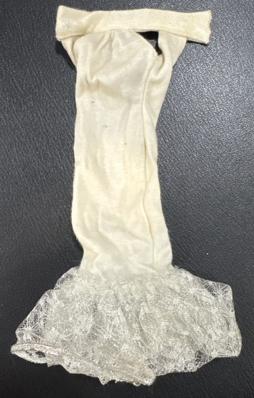 Vintage 1988 Barbie | Dinner Date Fashion White Classy | DRESS ONLY