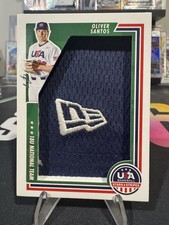 2022 Stars And Stripes Oliver Santos New Era Patch 1/1