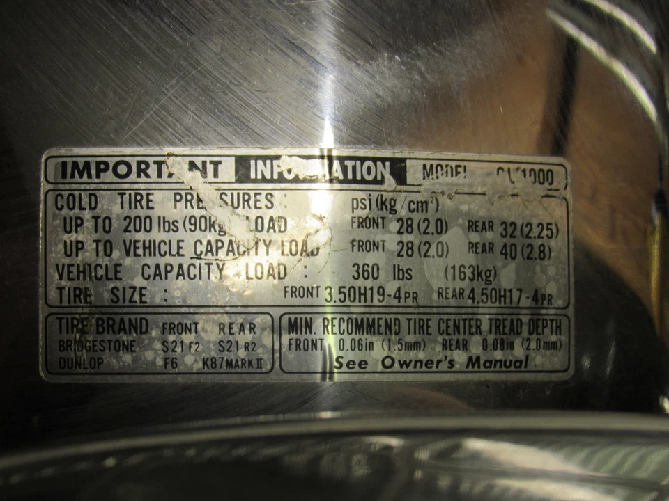 Honda Gold Wing GL1000 1979 guardabarros trasero cromado Foto 4 de 4