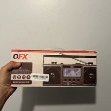 QFX AM/FM/SW Radio. Model: J-114U Retro Collection USB As Mp3