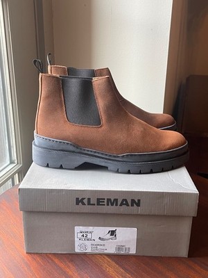 NEW KLEMAN ESCADRON EC Chelsea Boots  Color-Cognac  Made in France US-9 (EU-42)