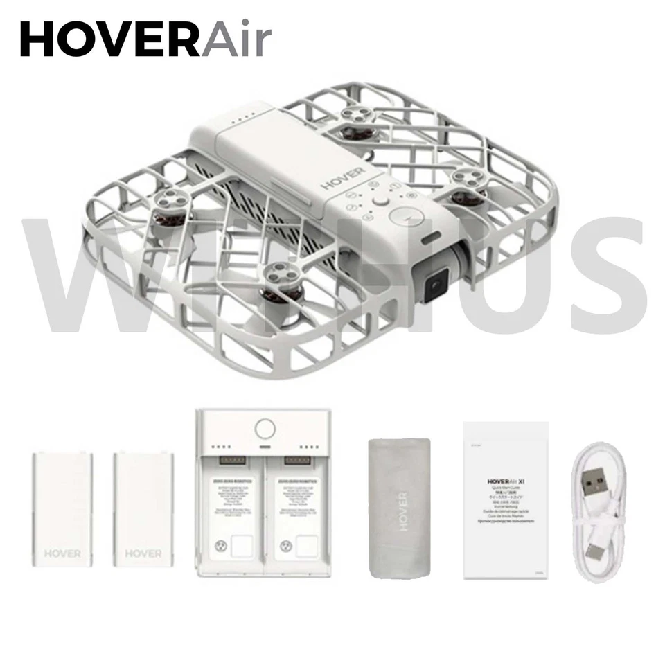 HOVERAir X1 Smart Combo Special PKG (White) Camera Drone (3 Battery) - Tracking - Image 2 of 4
