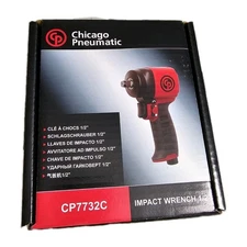 Chicago Pneumatic CP7732C 1/2" Stubby Impact Wrench - Compact, Lightweight