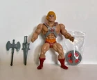 MOTU, He-Man, Masters of the Universe, vintage, complete, original, figure, 100%