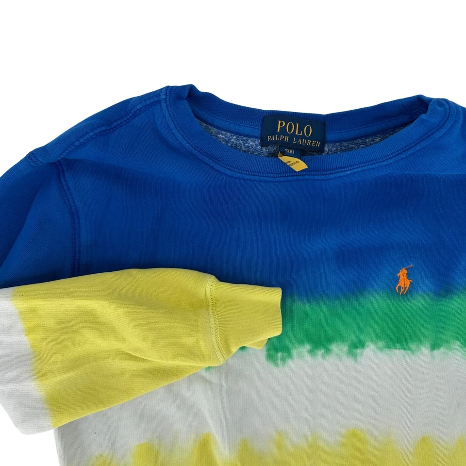 Polo Ralph Lauren Niños Tie Dye Cuello Redondo Pullover Sudadera Talla S (8) Foto 2 de 4