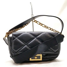 Borsa a tracolla VERSACE in pelle nera 3285469