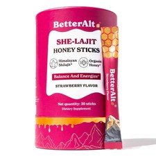 Pure Himalayan She-Lajit Honey Sticks with Organic Honey, Naturally Sweeter 30N