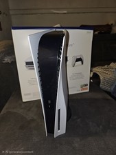 Sony PlayStation 5 PS5 Disc Edition 825GB Blu-Ray Console & Cables - Boxed