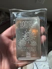10 Oz .999 Fine Silver Bar - Envela Corp - COVID 2020 Virus Pandemic April