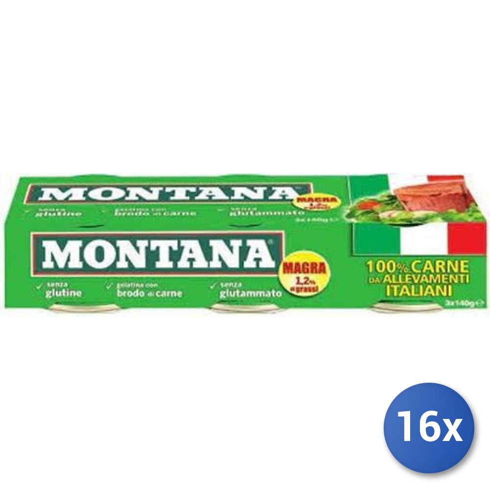 16X Multipack Montana Cooked Meat Gr 140X3