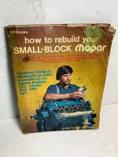 Hp Books 1982how To Rebuild Your Small Block Mopar Engine Isbn 0-89586-128-3