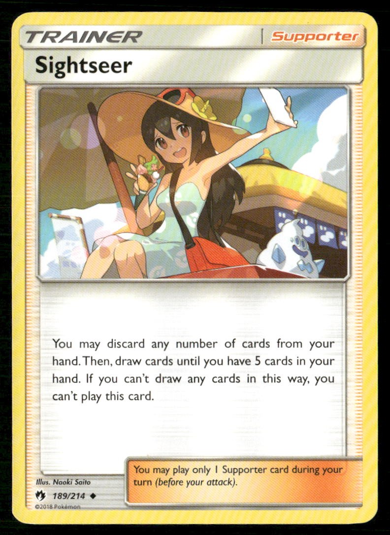 Sightseer 189/214 Uncommon Lost Thunder Pokemon Lightly Played