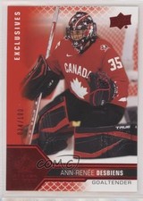 2022 Team Canada Juniors Women's WC UD Exclusives 34/100 Ann-Renee Desbiens l5j