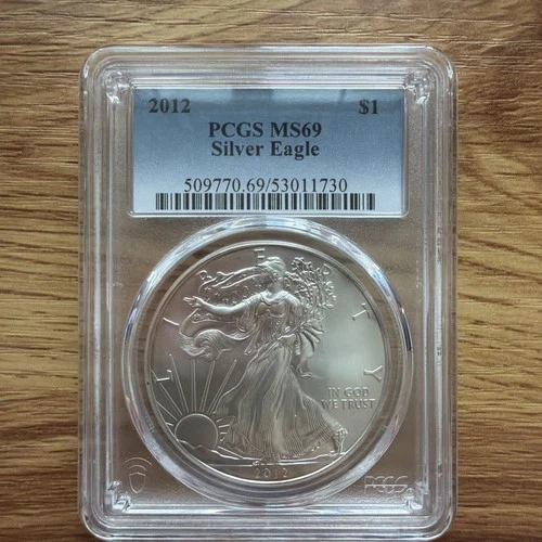 2012 Silver American Eagle MS-69 PCGS