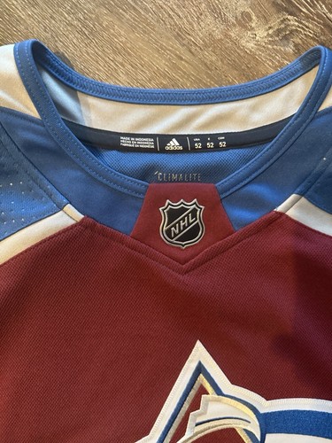 Matt Duchene Colorado Avalanche Adidas Pro Home Jersey w/ Fight Strap (size 52) - Picture 3 of 4