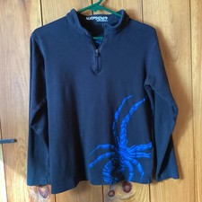 Boys XL SPYDER black qtr zip pullover.Dark black,couldn t capture the true color