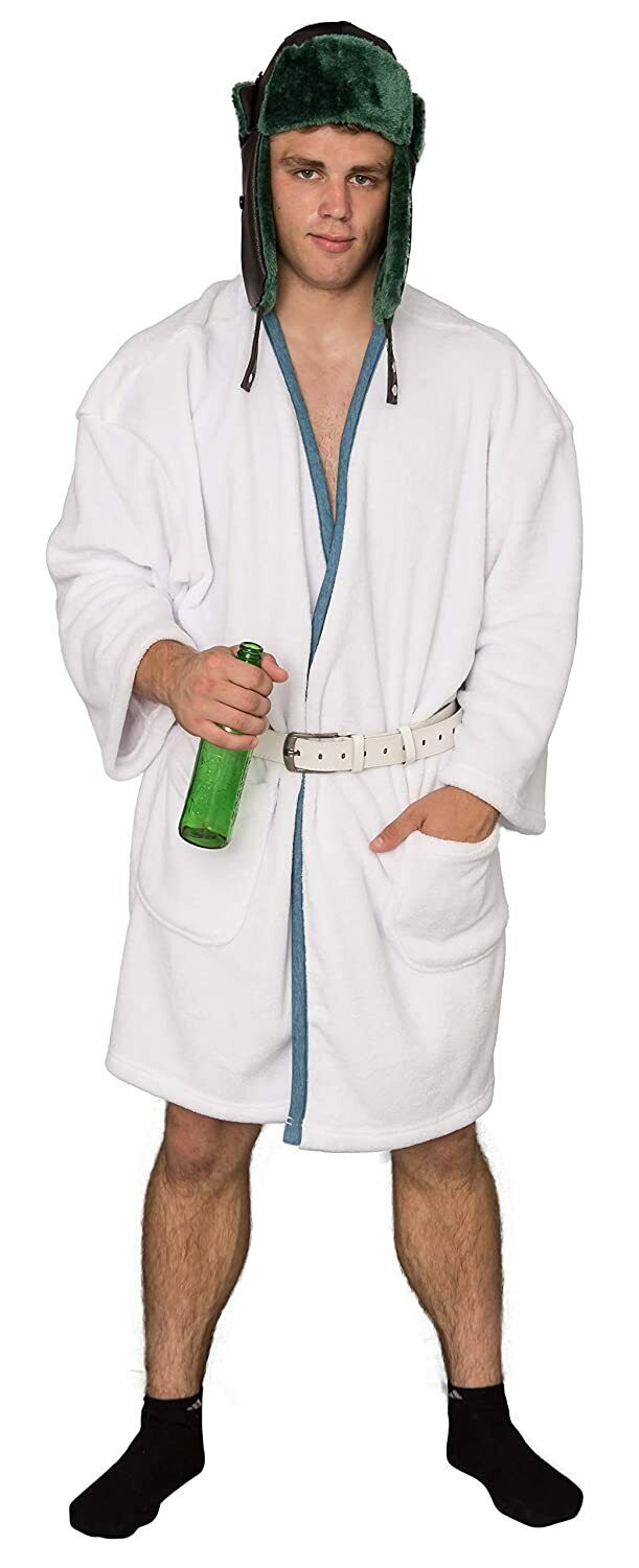 Costume Agent Christmas Vacation Cousin Eddie White Robe Costume Set for sale online